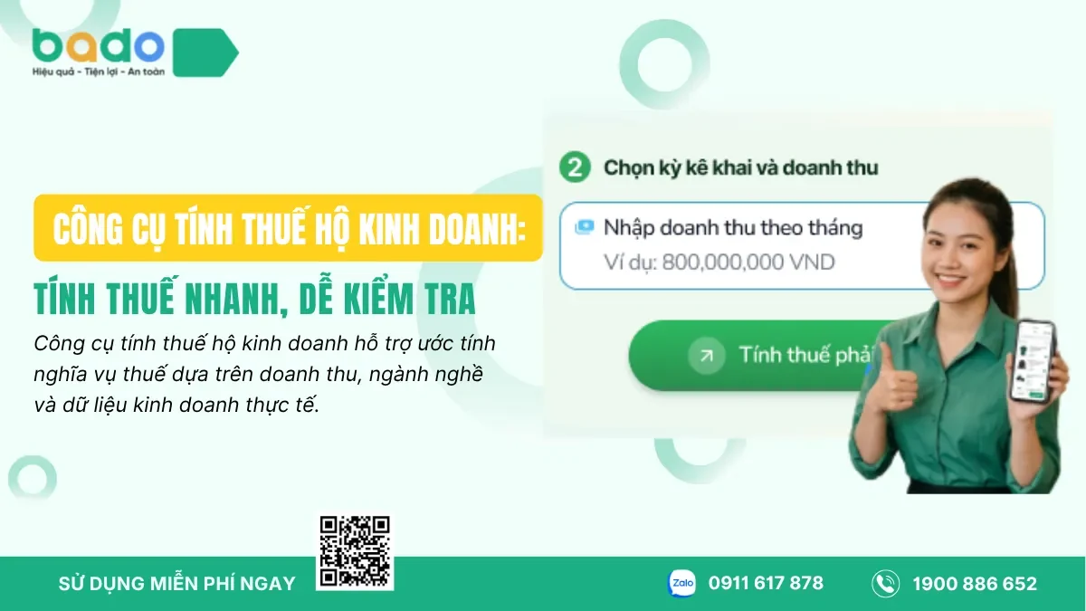 Công Cụ Tính Thuế Hộ Kinh Doanh: Tính Thuế Nhanh, Dễ Kiểm Tra
